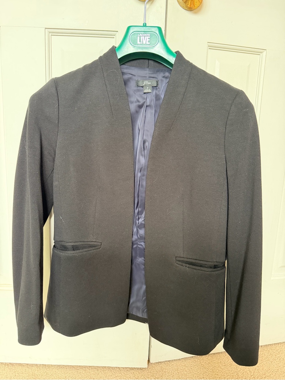 J. Crew Black Open-Front Women's Blazer